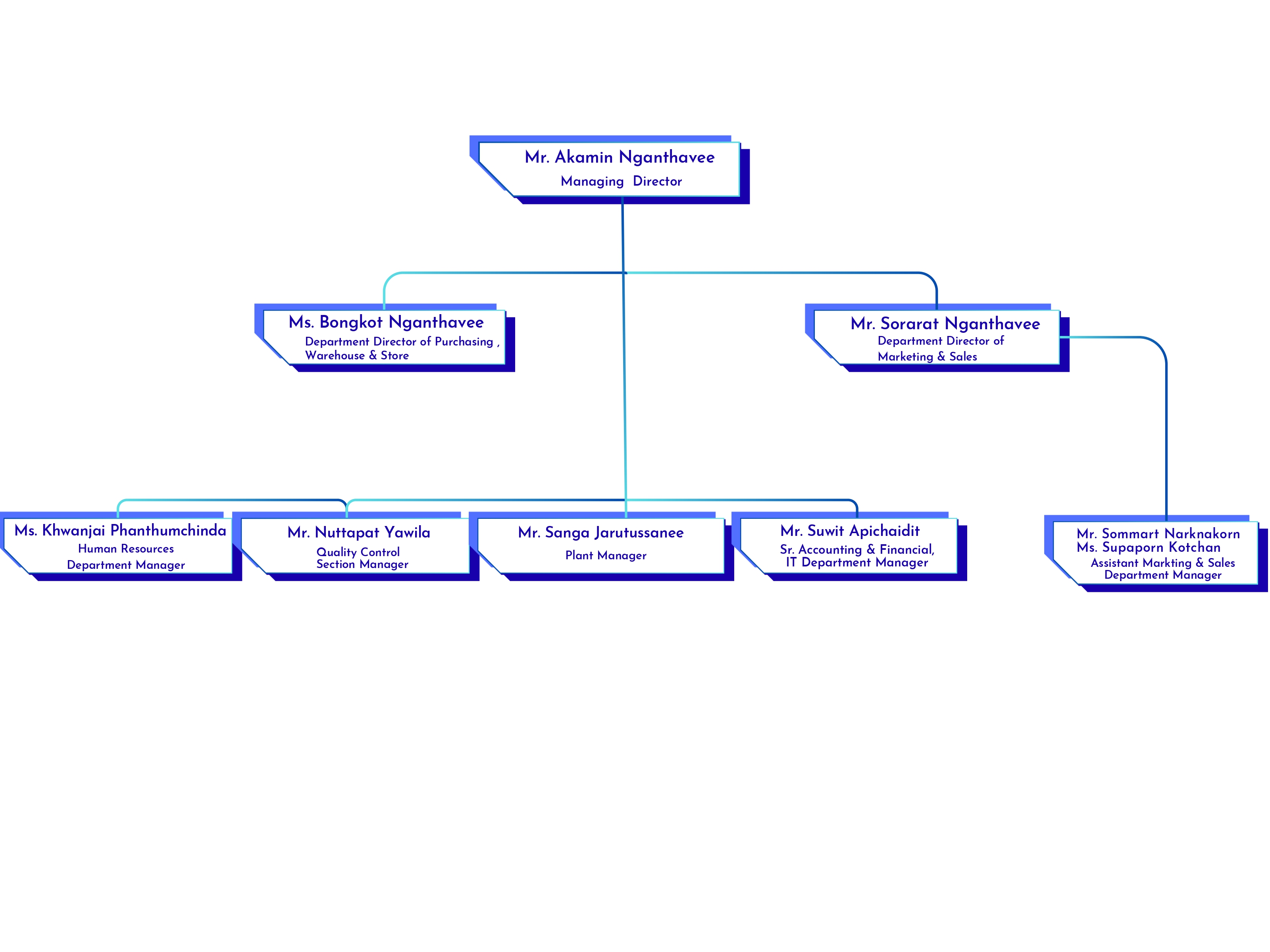Thai Wire Products Management Structure (English)